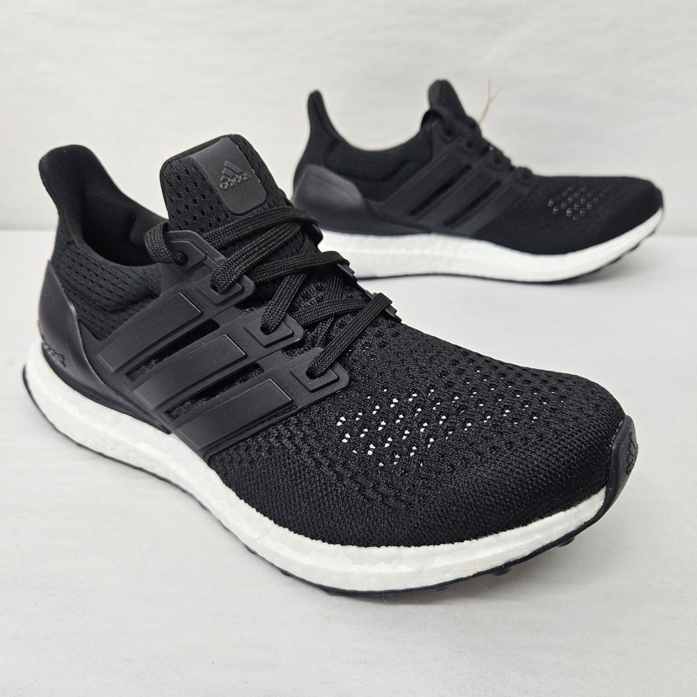 Adidas Ultraboost 1.0 Running Shoes HQ4201 Core Black‎ White Men's Size 7